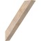 Ekena Millwork 5 1/2"W x 30"D x 34"H Traditional Smooth Knee Brace, Douglas Fir BRC06X30X34TRA00SDF - alternate 1